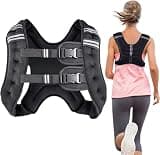 E-FINDS ウエイトベスト パワージャケット ウェイトベスト 5kg ウエイトジャケット 加重ベスト フィットネス ジャケット トレーニング 筋トレ 耐摩耗 反射テープ ウェイト ベスト ウォーキング ランニング (5kg 1個) 5kg