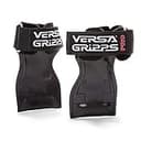 Versa Gripps PRO パワーグリップ 筋力トレーニング・リストラップ made in the USA (Black/黒, SM:15.6-18.0cm)