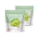 VICOLA プロテイン miyako 監修 ブラッドオレンジ味 パイナップル味 1日分のビタミン マルチプロテイン ビタミン11種配合 栄養機能食品 マルチビタミン 食物繊維 人工甘味料不使用 国内製造 常温保管 400g コラーゲンプロテイン (お得な2袋セット, シャインマスカット風味)