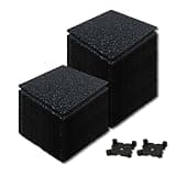 generic ジムマット ゴムマット 極厚超強靭 厚さ25mm 50cm*50cm 硬度60~65 運動器具マット 防振防音マット トレーニングマット 連結パーツ付き(無料) 筋トレ フロアマット 衝撃吸収 ラバーマット エクササイズ フィットネス ダンベルマット ジョイントマット バーベル 衝撃吸収 高硬度 高密度