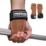 PROIRON パワーグリップ リストラップ 筋トレ グローブ 手首 リストストラップ 懸垂 グローブ グリップ パワーリスト サポーター トレーニングギア ベンチプレス クロスグリップ リストバンド マメ防止 ダンベル グローブ トレーニング リストラップ デッドリフト グローブ パワーグローブ 2個入り 男女兼用 L
