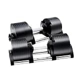 Sporting Goods Plaza FlexBell(フレックスベル)2kg刻みブラック 32kg 2個セット(日本正規品)可変式ダンベル 16段階調整 32kg