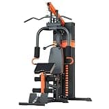 SHEJP スミスマシン パワーラック 業務用/ホームジム対応 耐荷重400kg マルチジム 50種類以上トレーニング対応 3人用 スクワット・デッドリフト・ラットプルダウン 全身筋トレ(1 人用) 400kg