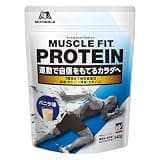 森永製菓 マッスルフィットプロテイン バニラ味 340g ウイダー ホエイ カゼイン グルタミン Eルチン配合 アンチ・ドーピング 国産 360g