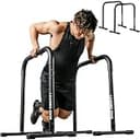 [リーディングエッジ] 2WAY ディップスタンド 【 耐荷重120kg 高さ3段階 握りやすいソフトグリップ】 プッシュアップバー ディップスバー 安定 分割可能 筋トレ器具 DS800