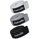 TheFitLife トレーニングチューブ ストレッチバンド フィットネスバンド ピラティス フレックスバンド エクササイズバンド 全身トレーニング用 (ライトグレー/グレー/ブラック)