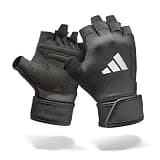 adidas(アディダス) ストレングス トレーニンググローブ ダブルリストラップ エアロレディー素材(吸汗性、速乾性、透湿性、保温性) ブラック L ADGB-15043