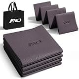 AYO(エイワイオー) ヨガマット 折りたたみ 厚め6mmトレーニングマット AYO 幅広 軽量