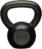 Amazonベーシック(Amazon Basics) Amazonベーシック ケトルベル 11.3kg キャストアイアン製 1個 ブラック 11.3kg