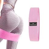 You2bnology ヒップバンド 美尻バンドトレーニング 特製ゴムバンド付き フィットネスバンド エクササイズバンド ヒップ 太もも ダイエット 強い耐久性 両面ライナー布ノンスリップ 美尻 美脚 桃尻改造 筋トレ (Pink, 15~24ポンド)