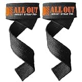 ALL OUT POWER GRIP PRO ALLOUT オールアウト リストストラップ リフティングストラップ 初心者~プロ対応 ブラック/レッド/グリーン/アーミーグリーン/ブルー (ブラック)