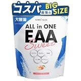 AMBiQUE オールインワンEAA BCAA クレアチン グルタミン ベータアラニン クエン酸 HMB アンビーク 必須アミノ酸9種配合 国産 (1kg, ピーチ) 1kg