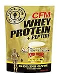 ゴールドジム(GOLD'S GYM) ホエイペプチド、ビタミンB群配合!CFMホエイプロテイン バナナシェイク風味 2kg トップ選手愛用 国内製造 ブランド原料CFMRホエイ使用 2kg