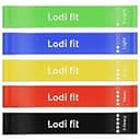 [Lodi fit ] トレーニングチューブ エクササイズバンド 5本セット 筋トレ チューブ ゴムチューブ ストレッチ 自宅 ヨガ バンド 筋トレ フィットネス ストレッチ 5色