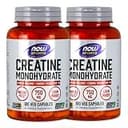 2本セット　海外直送品 Now Foods Creatine Monohydrate, 120 Caps 750 mg