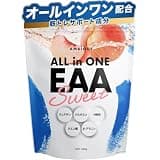 AMBiQUE オールインワンEAA BCAA クレアチン グルタミン ベータアラニン クエン酸 HMB アンビーク 必須アミノ酸9種配合 国産 (620g, ピーチ) 620g
