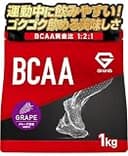 グロング BCAA サプリ アミノ酸 粉末 必須アミノ酸 1kg グレープ風味 GronG