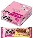 ザバス (SAVAS) プロテインバー 1/2日分の鉄分 たんぱく質12.5g バータイプ 明治 ロイヤルミルクティー風味 12本×1箱
