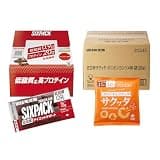 UHA味覚糖 SIXPACK プロテインバー チョコレート味 10袋とサクッタ プロテインスナック オニオンコンソメ味 30袋のセット品