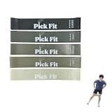 Pick Fit ピックフィット ミニループバンド エクササイズバンド レジスタンスバンド トレーニング チューブ ゴムバンド 強度別 美尻 筋トレ ダイエット リハビリ 収納袋付き