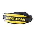 TOPPERGEAR ウェイトリフティングベルト トレーニングベルト 幅広腹圧サポート設計 極厚 ウエイトトレーニング・クロスフィット対応 (Mサイズ, イエロー)