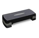 Amazonベーシック 踏み台昇降 2段ステップ台 高さ10cm/15cm 耐荷重181.4kg 組立式 長さ68×幅28×高さ15cm ブラック/グレー