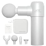 uFit RELEASER Mini 筋膜リリースガン ミニ 強力 8mm振幅 軽量 500g 静音 振動レベル4段階 アタッチメント4種 使い方動画 180日保証 プロアスリート愛用 水谷隼 日ホワイト ハンディガン 500g