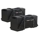 【初心者、歓迎。】 TOPFILM ブロックダンベル ダンベル 可変式 23kg 26kg 42kg 【JAPAN BRAND】 (【42kg】ALL BLACK ×2)