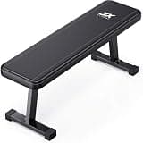 JX FITNESS ウェイトベンチ ダンベル トレーニングベンチフラットベンチ Abs 腹部 筋トレ ベンチ 多機能フラットベンチ, スペース節約設計- 家庭用