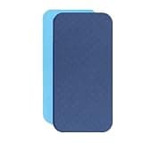 RIXVING 高密度プランクパッド 34x17cm 滑り止め加工が施され 折りたたみ可能なこの製品は トレーニング ヨガ ストレッチなどの運動時に膝と肘を快適に保護します 収納も簡単で 場所を取りません (34*17*1cm,深蓝+浅蓝 )