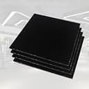 ジムマット トレーニングマット ゴム 2枚セット 50×50cm 厚手15mm 硬度60~65 防音 防振 滑り止め ラバーフロア 筋トレマット 業務用衝撃吸収 床保護 トレーニング器具用 カチッと連結 簡単設置 高耐久 ゴム製ィットネス 高硬度 高密度 家庭用 ジム用(2枚 ブラック)