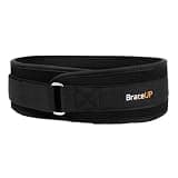 BraceUP トレーニングベルト, 幅10cm、軽量 - パワーベルト, 筋トレ ベルト, パワーベルト 筋トレ, リフティングベルト (M)