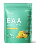 武内製薬 THE PROTEIN ザプロ THE PROTEIN EAA サプリメント 必須アミノ酸 8,552mg配合 国内製造 BCAA 5,972mg クエン酸 クレアチン グルタミン アミノ酸サプリ プロテインパウダー 武内製薬 (パイン風味 ステビア使用) 540g