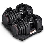 Taimonik ダンベル 可変式 24kg/40kg 2個セット2.5~24kg/5~40kg 15/17段階調節 アジャスタブルダンベル 筋トレ クイックダンベル 5秒で重量調整 ダイヤルクリスマス 24kg
