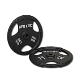 iROTEC (アイロテック)アイアンプレート 穴径29mm レギュラータイプ/ダンベル バーベル 筋トレ 筋トレ器具 (アイアンプレート20KG 2枚) 20kg