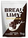 BREAK LIMIT (ブレイクリミット) ホエイプロテイン WPC 1kg ミルクチョコ味 本格チョコレート 国内製造