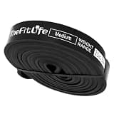 TheFitLife トレーニングチューブ 筋トレチューブ 懸垂チューブ (黒)