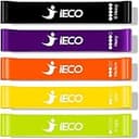 iECO トレーニングチューブ エクササイズバンド 5本セット 筋トレ チューブ ゴムチューブ ストレッチ自宅 ヨガ ゴム バンド 筋トレ フィットネス ストレッチ