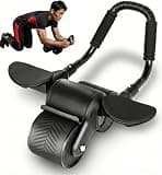 ボディテック(Bodytech) ボディテック 腹筋ローラー アシスト機能 マット付き プランクローラー 初心者 アブホイール 静音 スマホスタンド 肘置き
