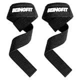 Being fit Beingfit リストストラップ 筋トレ リフティングストラップ 正規品 2個セット 60cm ベンチプレス 握力補助 男女兼用 トレーニングギア 筋トレグッズ (ブラック) 300kg