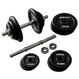 iROTEC (アイロテック) アイアン ダンベル 40KGセット (片手20kg×2) スチールダンベル 40kg