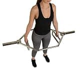 Sunny Health & Fitness (サニーヘルス&フィットネス) ストレングストレーニングオリンピック六角バー バーベル シルバー デッドリフトとシュラッグ用 OB-HEX 340kg
