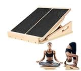 Meaxouly 天然木木製バランスボードとティルトボード 耐荷重145kg バランス ボード ディスク 体幹 トレーニング エクササイズ ダイエット 姿勢矯正 リハビリ 運動 スポーツ ミニバランスボード 室内運動 有酸素運動自宅 家庭 筋トレ 家トレ スクワット プッシュアップ プランク 腕立て伏せ 足上げ腹筋 ストレッチ 2 -in -1プロの木製バランスボードとティルトボード 145kg