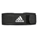 adidas(アディダス) エッセンシャル ウエイトリフティングベルト Lサイズ(93-105cm)ソフトタイプ ベルクロタイプ アイアンファスナー付き ADGB-12255