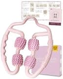 HandyBio マッサージローラー ローラー 筋膜ローラー リングマッサージャー 筋膜リリース 筋膜 ふくらはぎ 太もも 足 お洒落 HandyBio (ピンク)