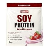 MAD PROTEIN(マッドプロテイン) MADPROTEIN ソイプロテイン 人工甘味料不使用 国内製造 大豆 植物性プロテイン (ナチュラルストロベリー, 1kg) 1kg