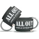 ALLOUT アンクルストラップ サイドレイズストラップ アンクルバンド ヒップアップ キックバック ヒップトレーニング 尻トレ お尻 美尻 ケーブルマシン トレーニングギア アンクル ジム トレーニング 筋トレ (ブラック)