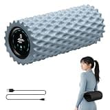 MOJEER フォームローラー 電動 4000mAh 大容量電池 9段階 ストレッチ用ポール ヨガポール アジャストベルトの収納袋/日本語説明書付 130kg