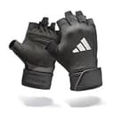 adidas(アディダス) ストレングス トレーニンググローブ ダブルリストラップ エアロレディー素材(吸汗性、速乾性、透湿性、保温性) ブラック L ADGB-15043