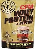 ゴールドジム(GOLD'S GYM)ホエイペプチド、ビタミンB群配合!CFMホエイプロテイン ダブルチョコレート風味 2kg トップ選手愛用 国内製造 ブランド原料CFM🄬ホエイ使用